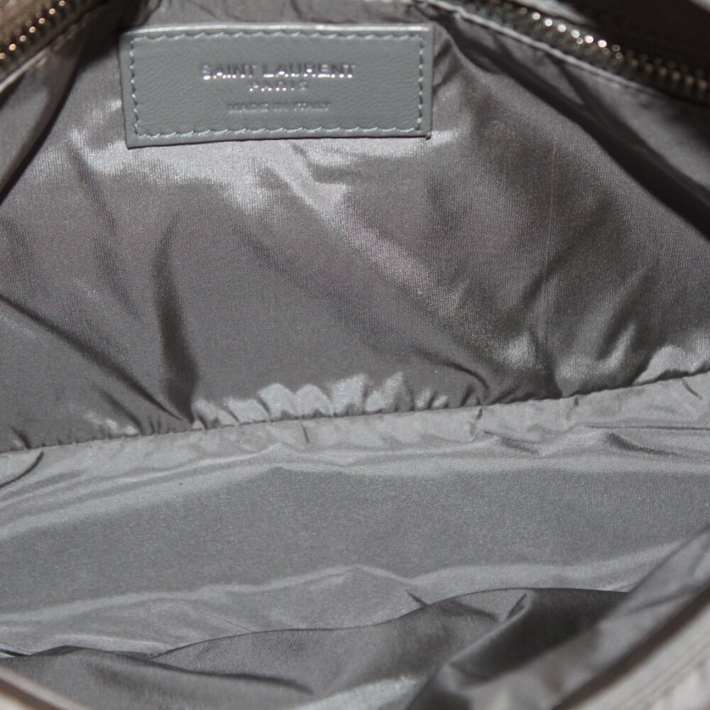 NWOT Saint Laurent Nylon Le 5 A 7 Hobo Shoulder Crossbody Bag Handbag YSL - Picture 7 of 11